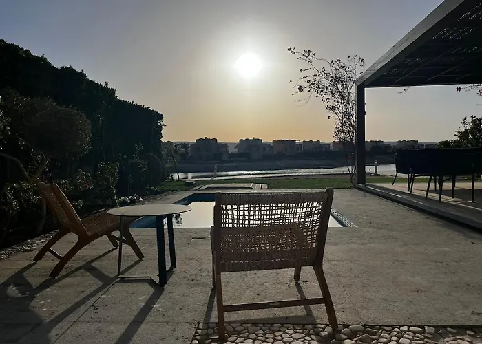 Sabina 3br, Private Plunge Pool, Lagoon & Sunset Tatil Evi Hurgada